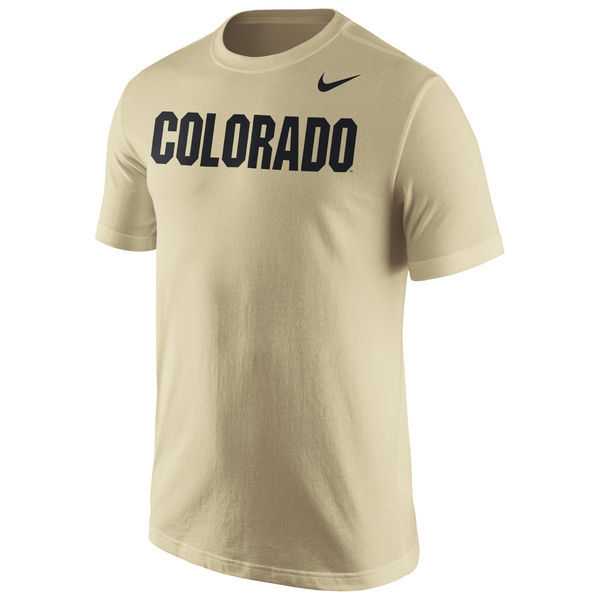 Colorado Buffaloes Nike Wordmark WEM T-Shirt - Gold,We sell and wholesale Colorado Buffaloes Nike Wordmark WEM T-Shirt - Gold on line form chian!